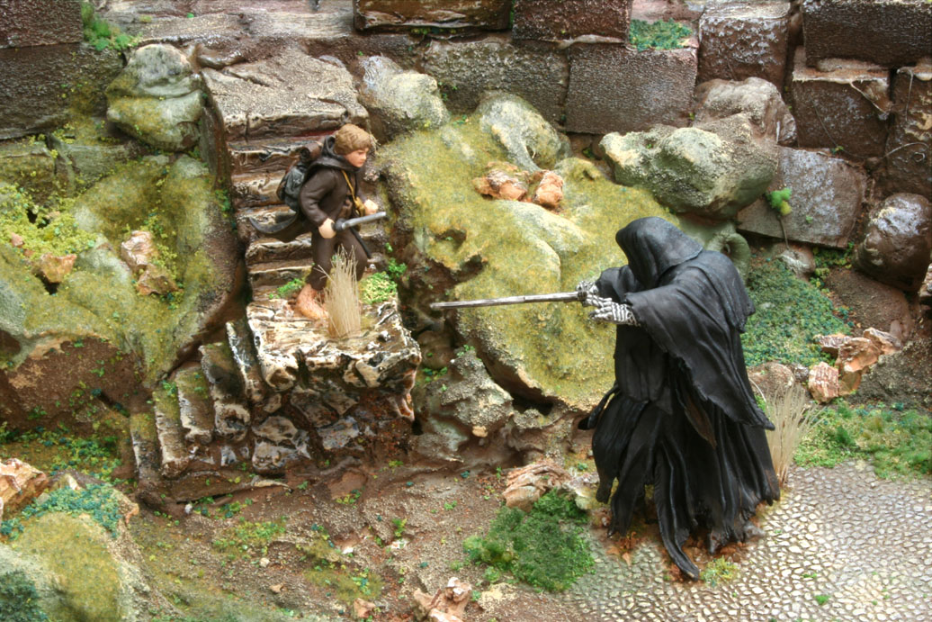 sam fighting a nazgul