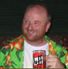 Tim Atkinson enjoying a brewski at his 40th Birthday party