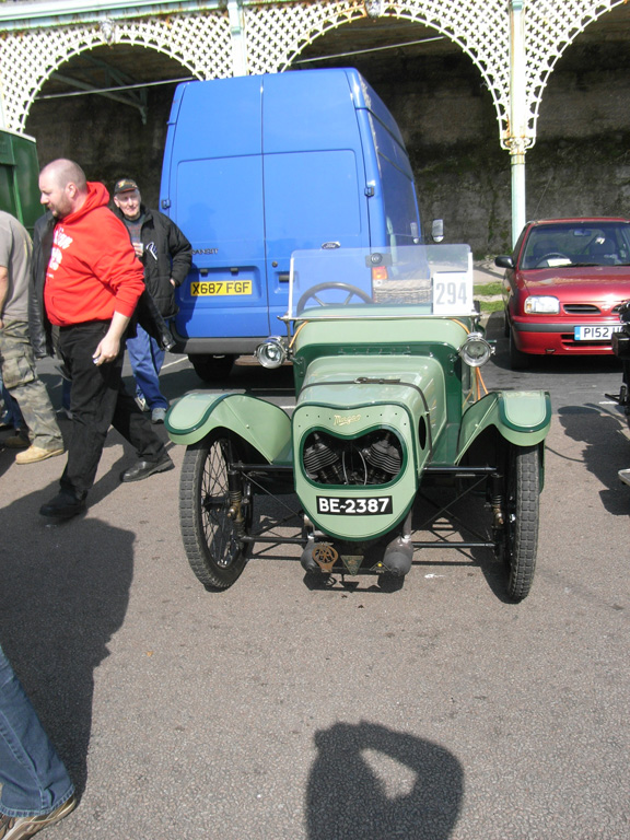 little green car