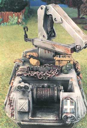 Also valuable is the winch mechanism for pulling non-ACV vehicles