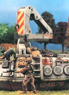 Central to the Combat Recovery Vehicle is the crane mechanism