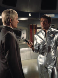 Ed Bishop as Ed Straker and Michael Billington as Paul Foster