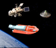 Resin Lunar Module and Konami SID and UFO