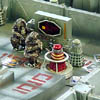 Yeti try to pull Dalek out of Hover Platform